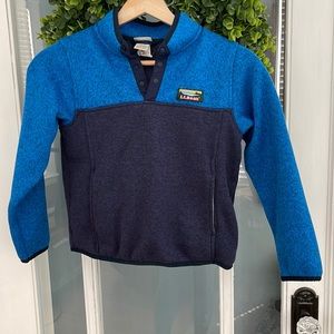 LL Bean Fleece Pullover Size 6/7 kids